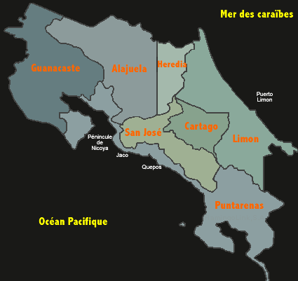 carte immobilier au costa rica